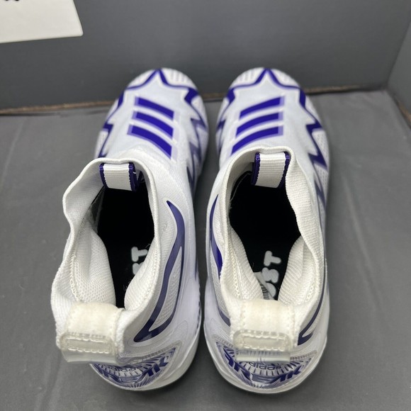 Adidas Freak Ultra 22 Boost Football Cleats White Purple GW2927 Men Sz 13.5 NEW main image 4